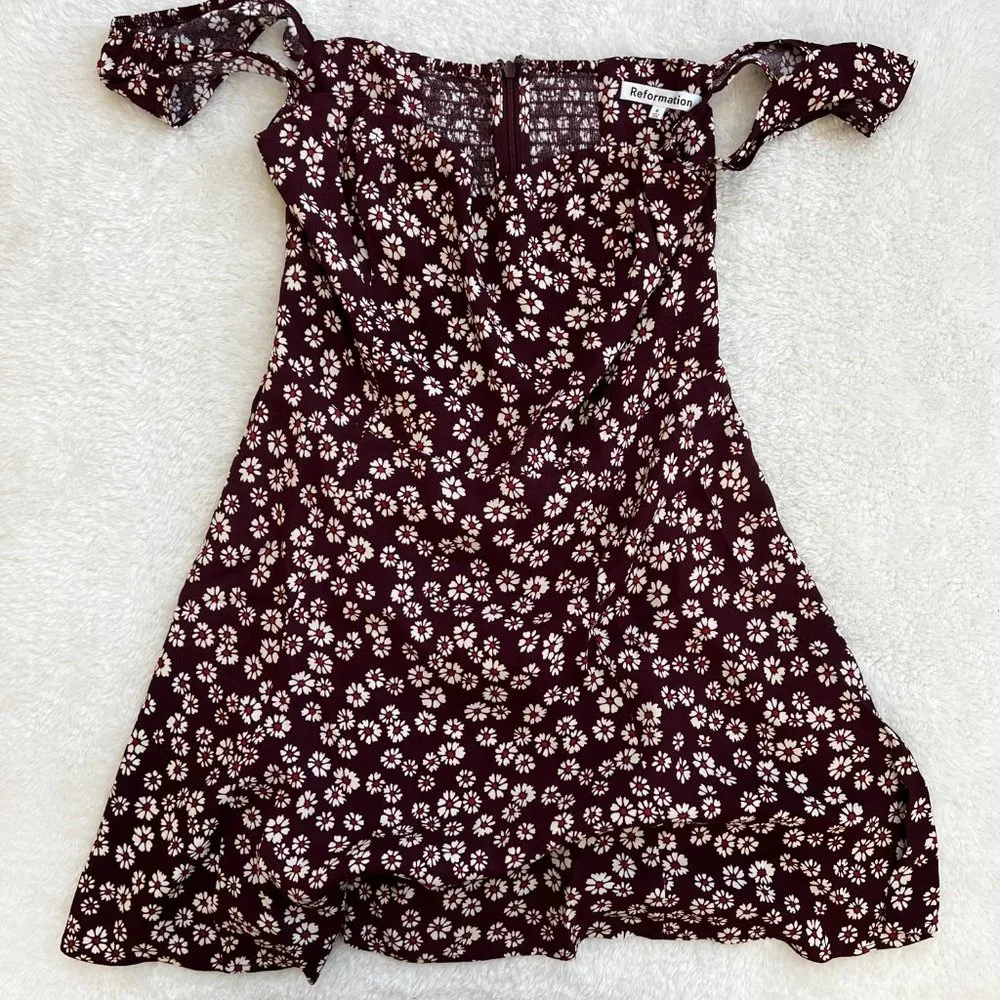 Reformation Tanis Dress in Geena - Picture 6 of 13